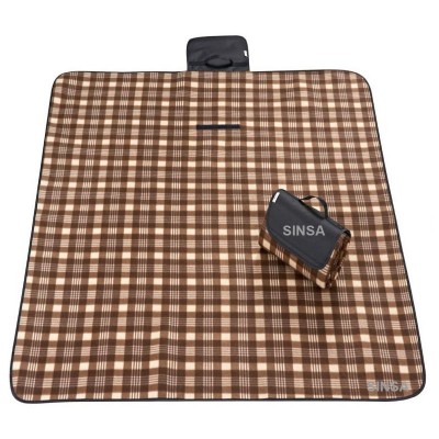 Customized Design Camping Foldable Portable Picnic Mat SUEDE Fabric Rug